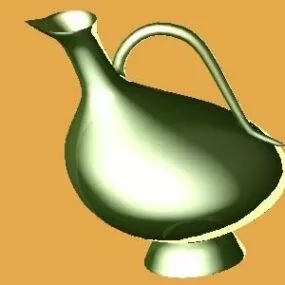 Ducky Bottle Decoration 3d model