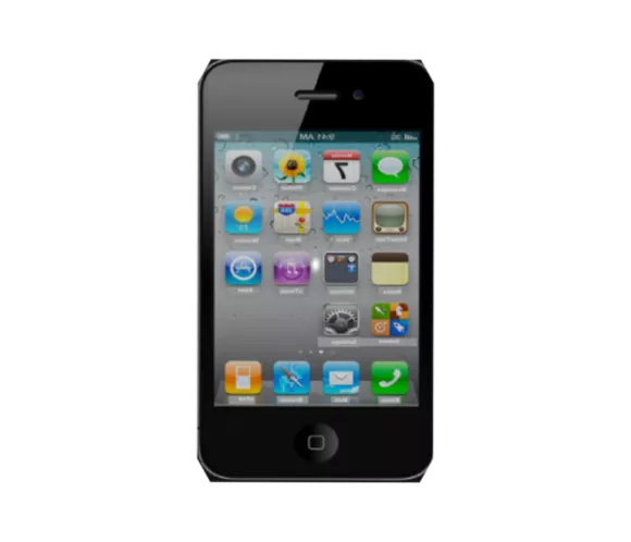 Smartphone Iphone 4 Black 3d model Smartphone Iphone 4 Black 3d model