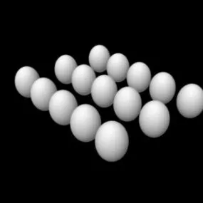 Egg Food 3d model