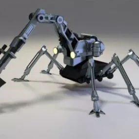 Excavator Robot 3d model