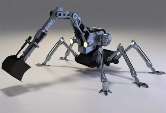 Excavator Robot 3d model Excavator Robot 3d model