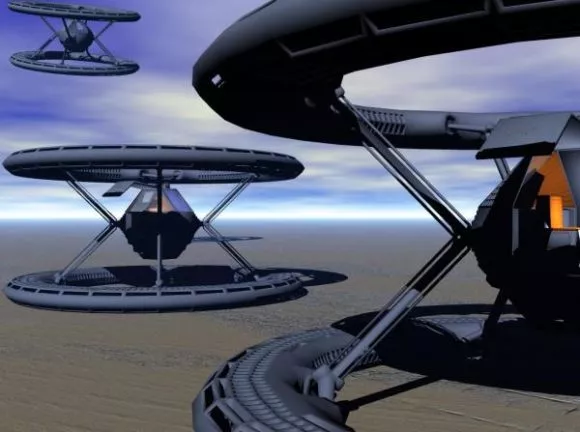 Explorer Flying Spaceship 3d model Explorer Flying Spaceship 3d model