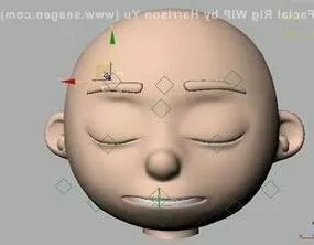 Cartoon Boy Character Rigged 3d model
