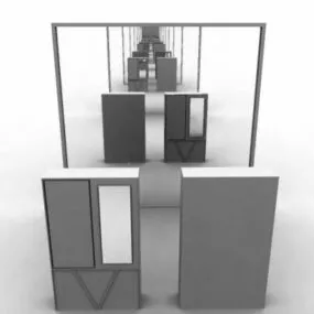 Furniture Office Antique Style 3d model