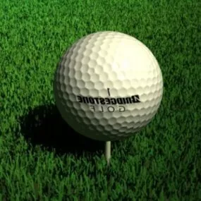 Sport Golf Ball 3d model