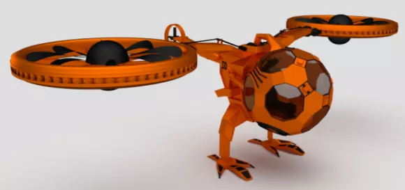Vintage Ww1 Fighter Aircraft 3d model
