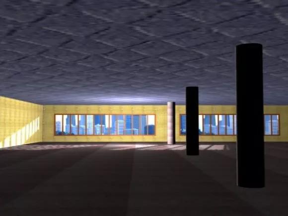Chinese Ancient Corridor Building 3d model