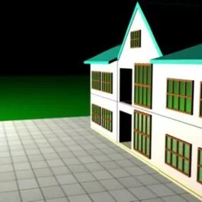 Country House Room 3d model
