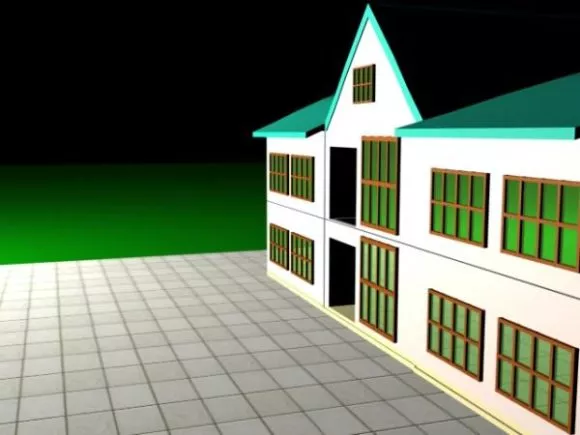 Nyst Ancient Building 3d model