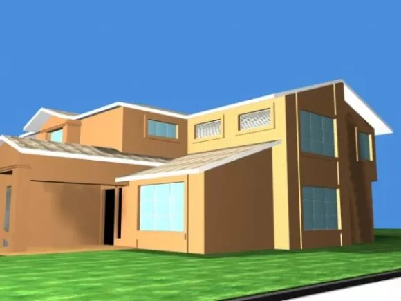 Generic Ruins Building 1 3d model