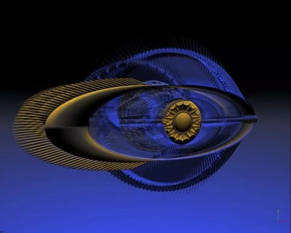 Scifi Iron Sphere Equipment 3d model Scifi Iron Sphere Equipment 3d model