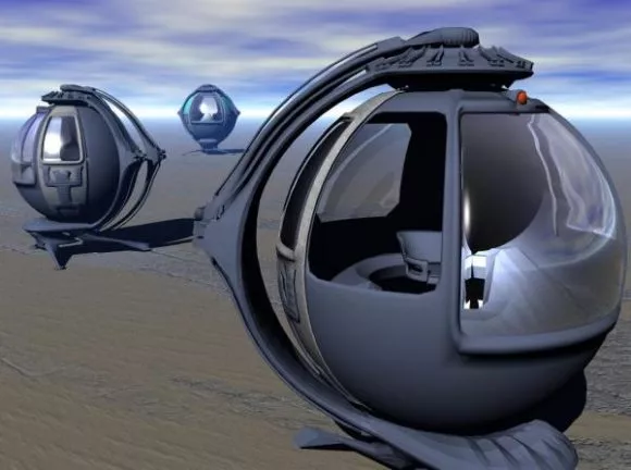 Scifi Bug Aircraft 3d model