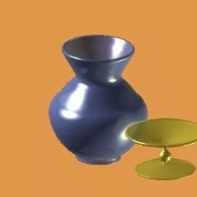 Ceramic Jug Vase 3d model
