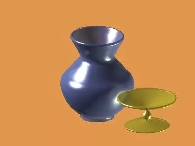 Chinese Painting With Hanger 3d model