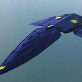 Justice League Spacecraft 3d model