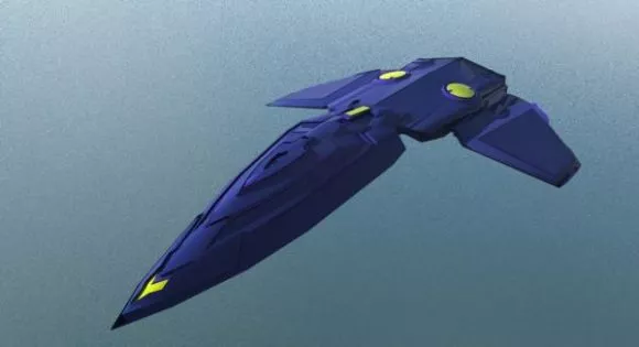 Awing Spacecraft 3d model