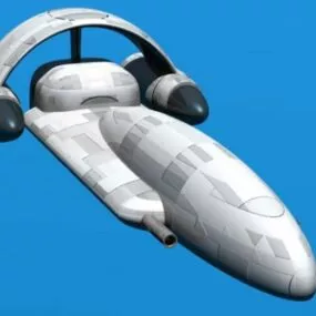 Fighter Spacecraft 3d model
