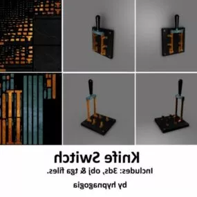 Knife Switch 3d model