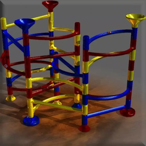 Kugelbahn Play Ground 3d model Kugelbahn Play Ground 3d model