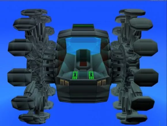 Scifi Cleaner Robot 3d model