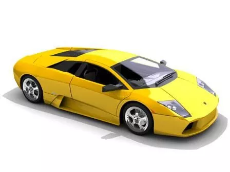 Abandoned Rustic Car 3d model