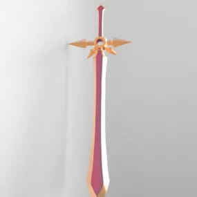 Legend Sword Gaming Weapon 3d model