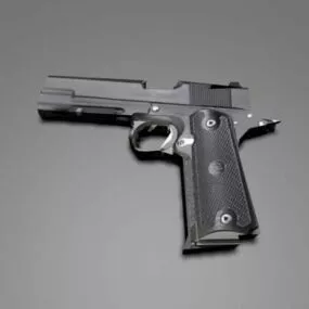 Gaming Pistol Gun 3d model