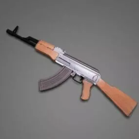 Lowpoly Ak47 Game Ready 3d model