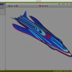 Speed Fantasy Aircraft 3d model