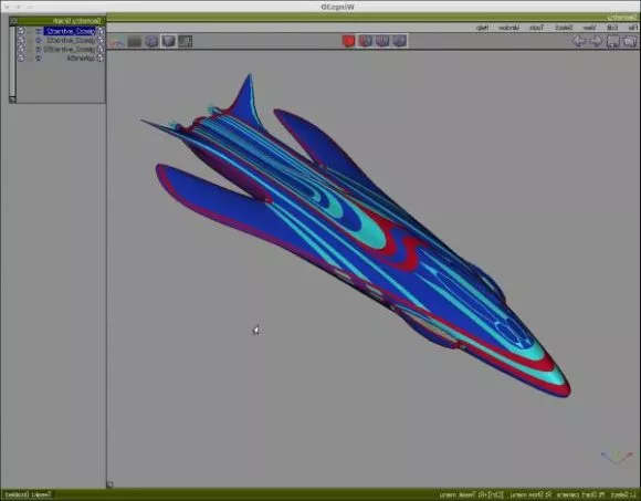 Speed Fantasy Aircraft 3d model Speed Fantasy Aircraft 3d model