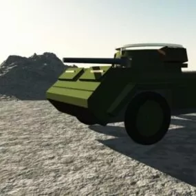 Apc Tank M8 3d model