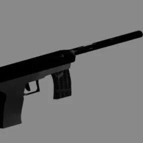 Gaming Machine Gun Concept 3d model