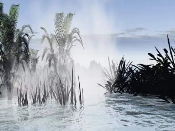 Marsh River Landscape 3d model Marsh River Landscape 3d model