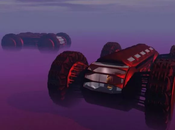 Old Abandoned Pickup Car 3d model