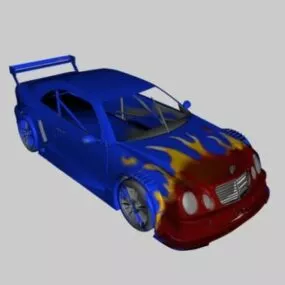 Merc Race Car 3d model