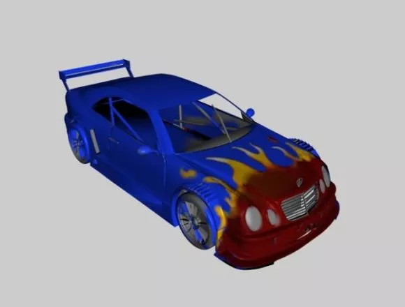Go Kart Sports Car 3d model