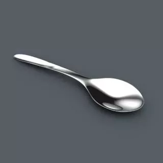 Metallic Spoon 3d model Metallic Spoon 3d model