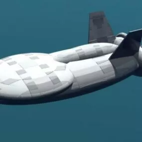 Mk Starship Spacecraft 3d model
