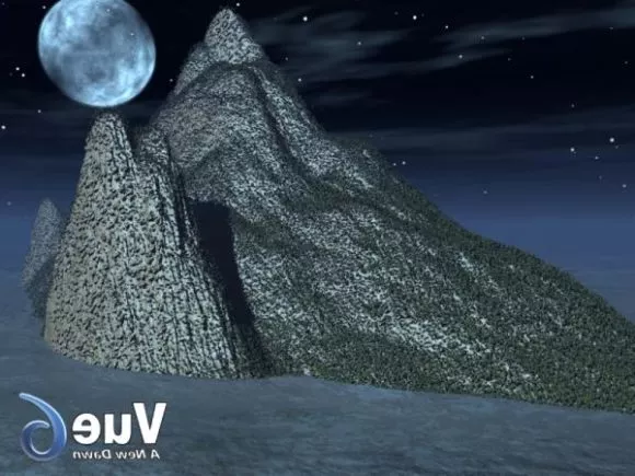 Deep Forest Landscape 3d model