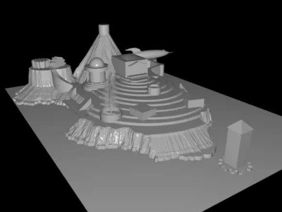 Nyst Ancient Building 3d model Nyst Ancient Building 3d model