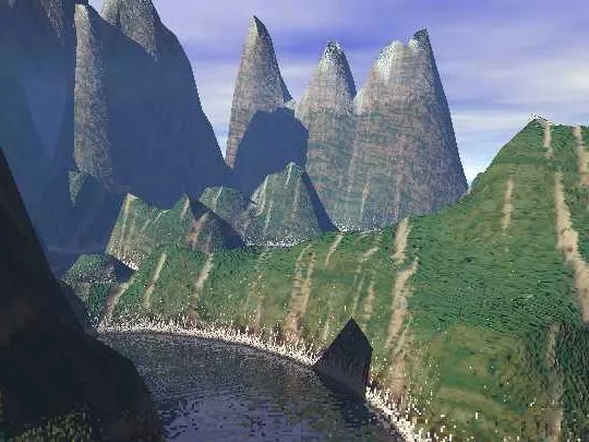 Mountain Forest 3d model