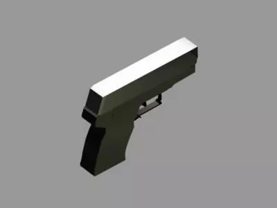 Shot Gun Toy 3d model Shot Gun Toy 3d model