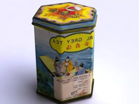 Chinese Tea Can 3d model Chinese Tea Can 3d model