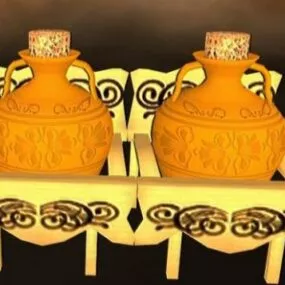 Old Ancient Jar 3d model