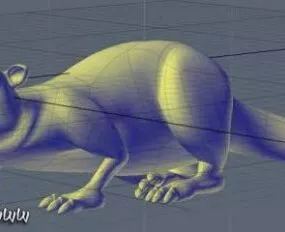 Wild Otter 3d model