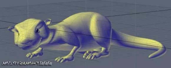 Wild Otter 3d model Wild Otter 3d model