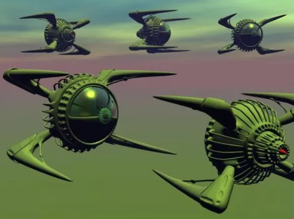 Futuristic Spaceship Enterprise Class 3d model