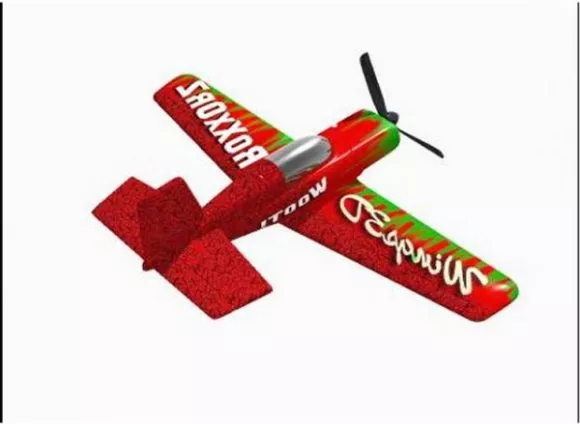 Sport Flyer Toy Plane 3d model Sport Flyer Toy Plane 3d model
