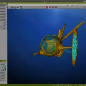 Space Aircraft Sphere Module 3d model