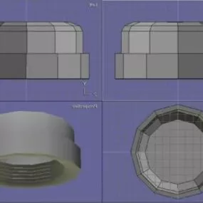 Pipe End Cap 3d model